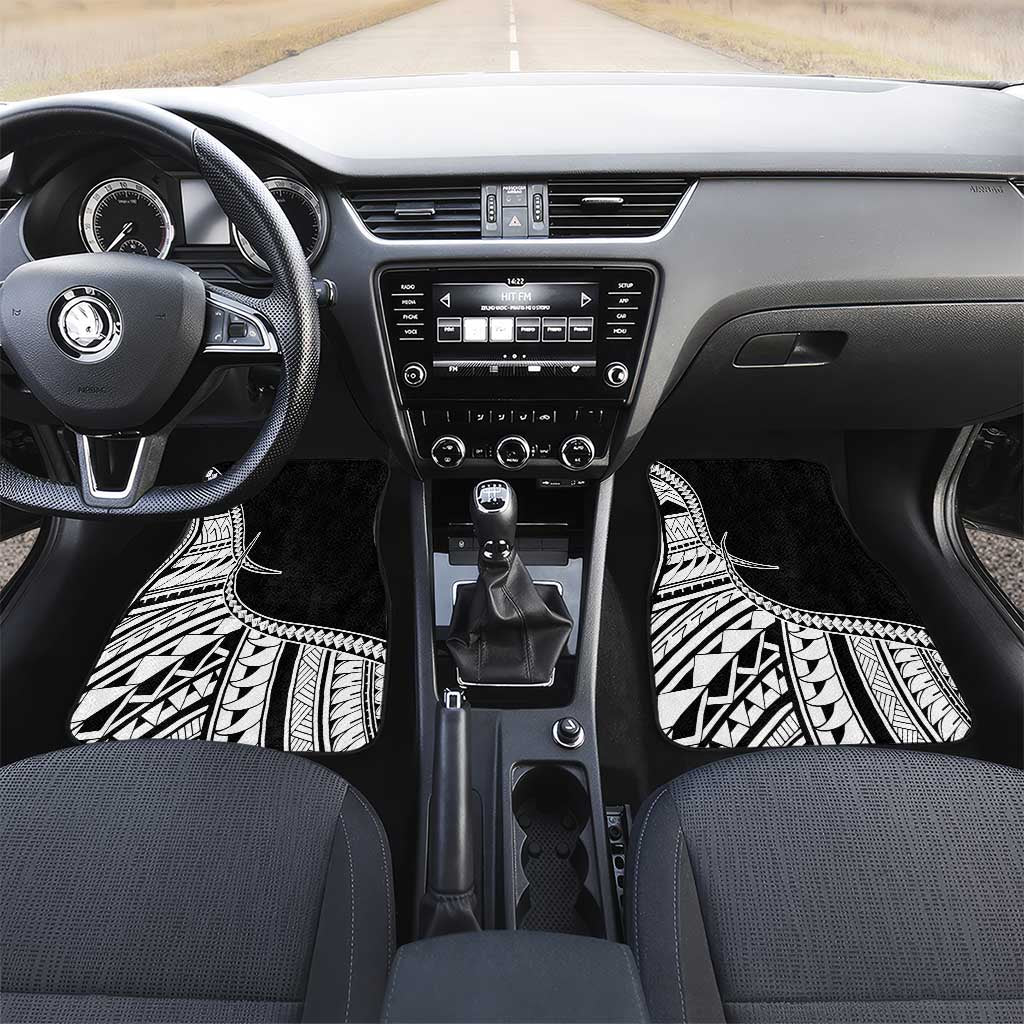Taino Sun Traditional Tattoo Car Mats Polynesian Pattern
