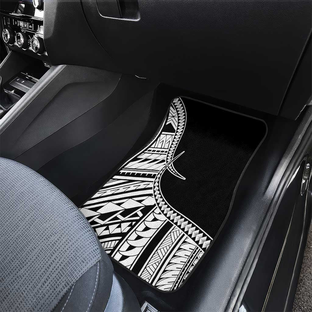 Taino Sun Traditional Tattoo Car Mats Polynesian Pattern
