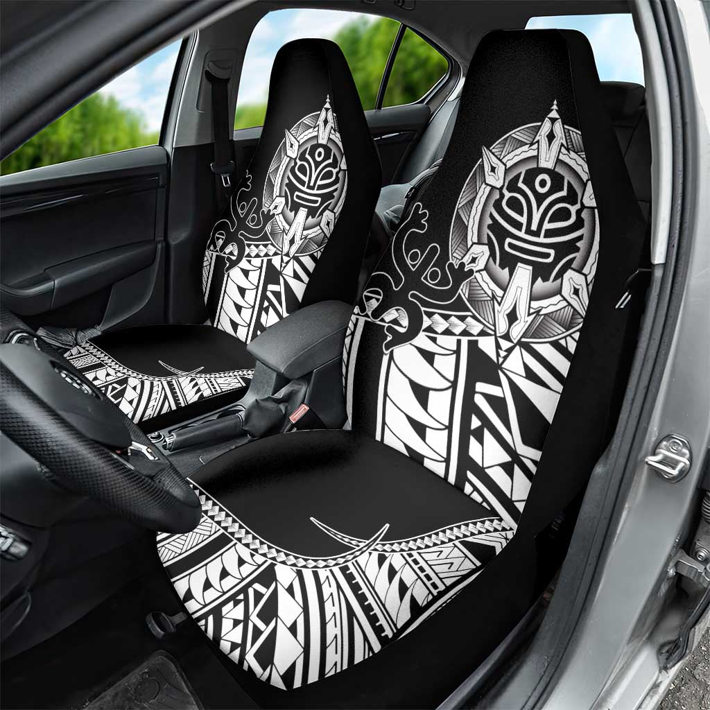 Taino Sun Traditional Tattoo Car Seat Cover Polynesian Pattern