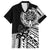 Taino Sun Traditional Tattoo Family Matching Summer Maxi Dress and Hawaiian Shirt Polynesian Pattern