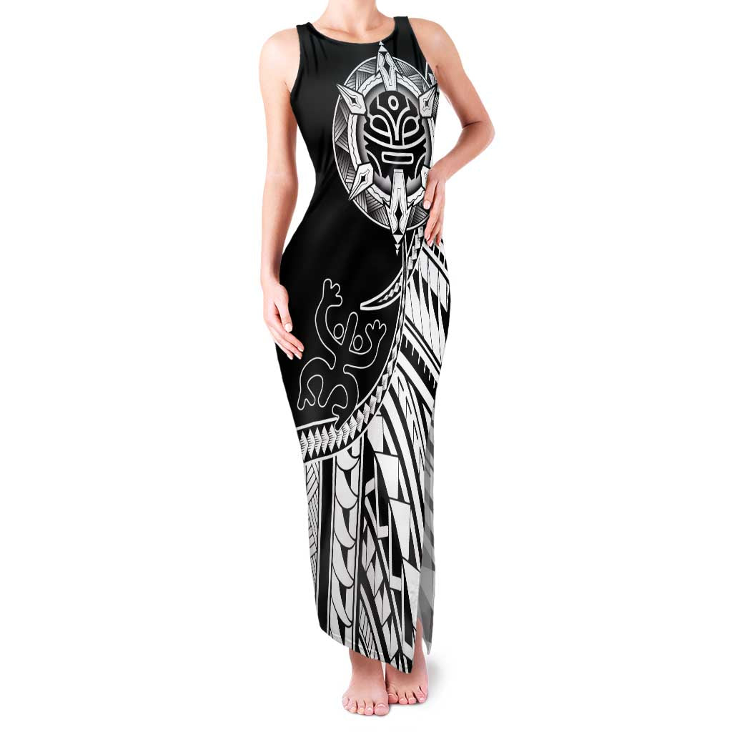 Taino Sun Traditional Tattoo Family Matching Tank Maxi Dress and Hawaiian Shirt Polynesian Pattern