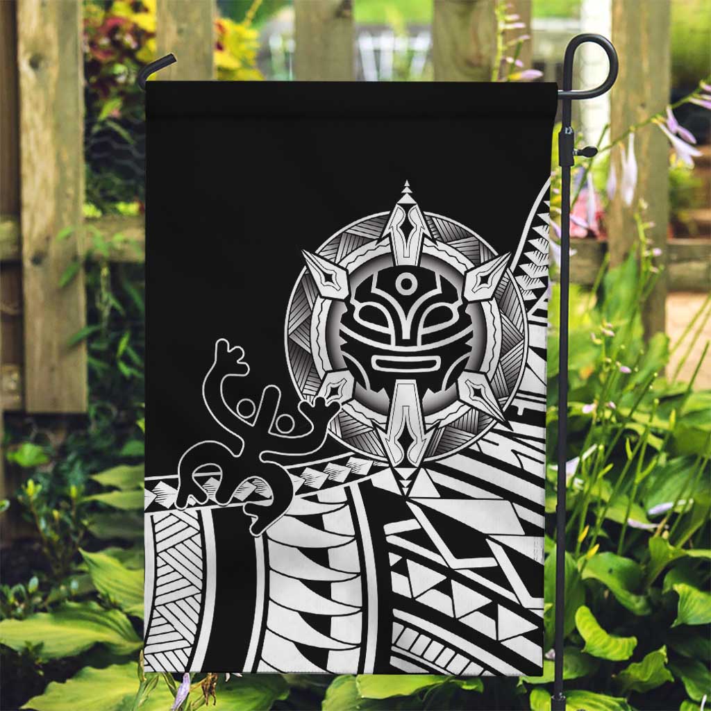 Taino Sun Traditional Tattoo Garden Flag Polynesian Pattern