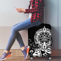 Taino Sun Traditional Tattoo Luggage Cover Polynesian Pattern