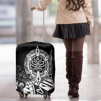 Taino Sun Traditional Tattoo Luggage Cover Polynesian Pattern