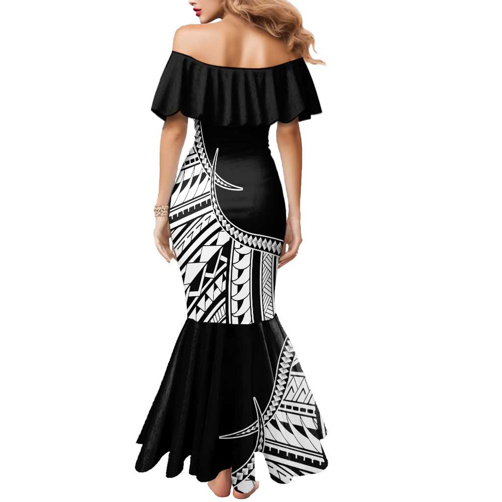 Taino Sun Traditional Tattoo Mermaid Dress Polynesian Pattern