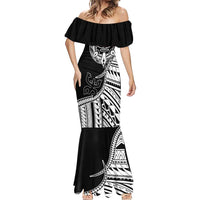 Taino Sun Traditional Tattoo Mermaid Dress Polynesian Pattern