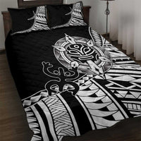 Taino Sun Traditional Tattoo Quilt Bed Set Polynesian Pattern