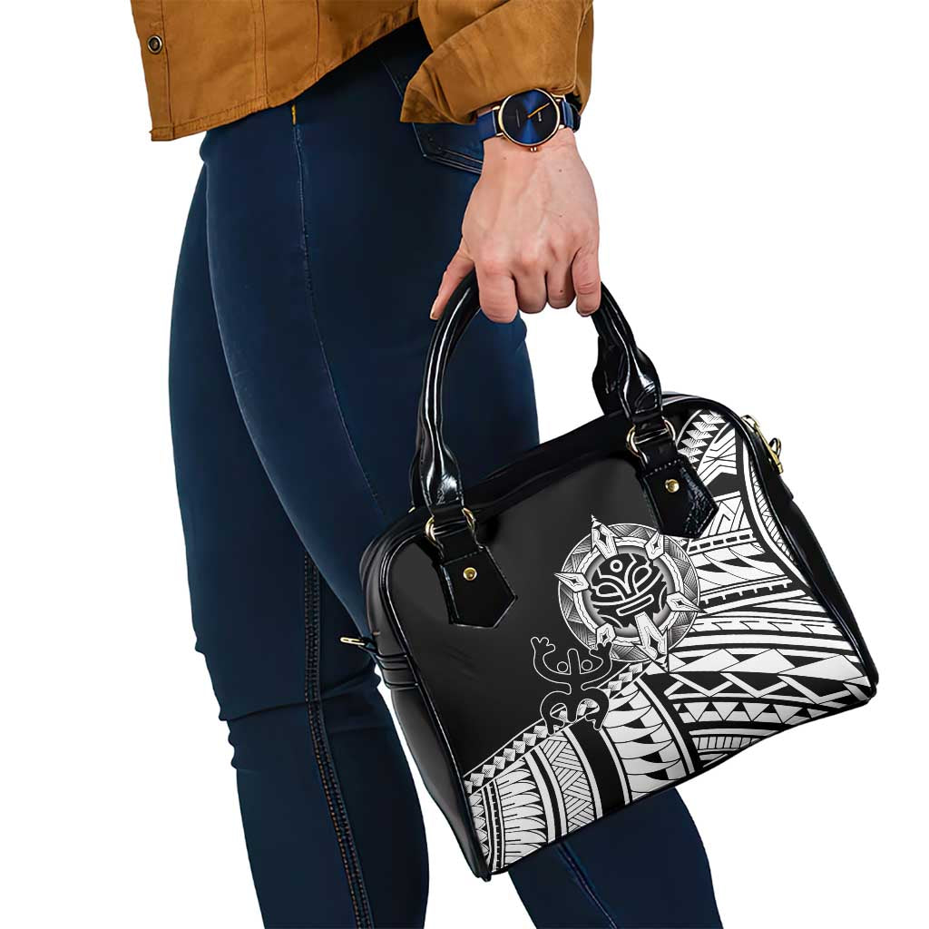 Taino Sun Traditional Tattoo Shoulder Handbag Polynesian Pattern