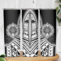 Taino Sun Traditional Tattoo Skinny Tumbler Polynesian Pattern