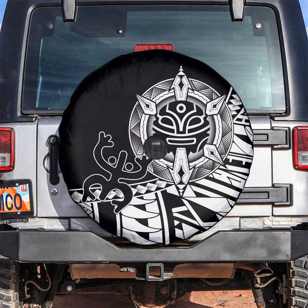 Taino Sun Traditional Tattoo Spare Tire Cover Polynesian Pattern