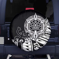 Taino Sun Traditional Tattoo Spare Tire Cover Polynesian Pattern