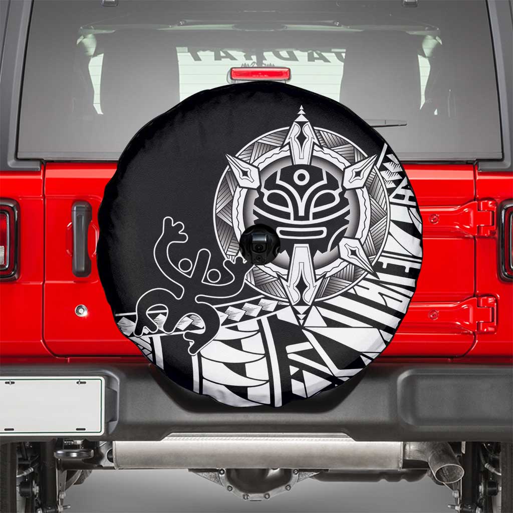 Taino Sun Traditional Tattoo Spare Tire Cover Polynesian Pattern
