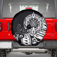 Taino Sun Traditional Tattoo Spare Tire Cover Polynesian Pattern