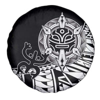 Taino Sun Traditional Tattoo Spare Tire Cover Polynesian Pattern