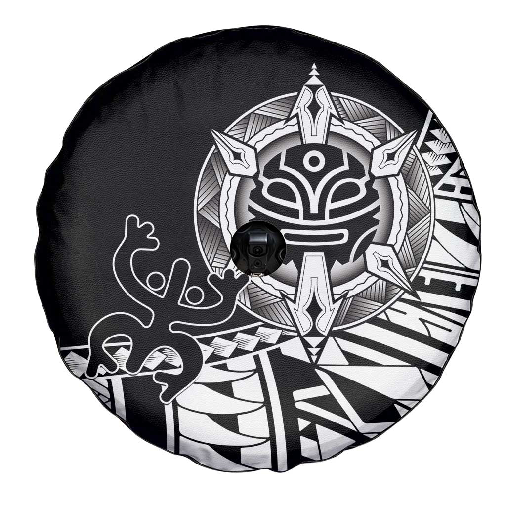 Taino Sun Traditional Tattoo Spare Tire Cover Polynesian Pattern