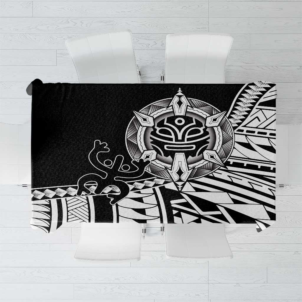Taino Sun Traditional Tattoo Tablecloth Polynesian Pattern