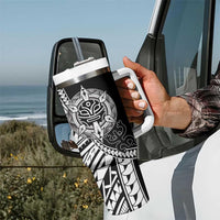 Taino Sun Traditional Tattoo Tumbler With Handle Polynesian Pattern