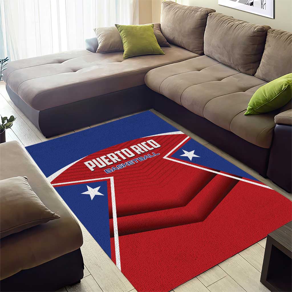 Puerto Rico Basketball Area Rug Magnificos Go Champion