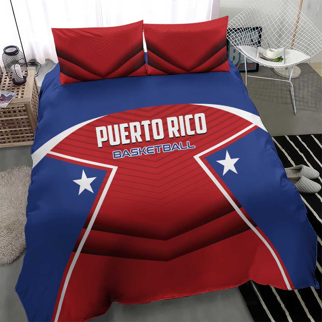Puerto Rico Basketball Bedding Set Magnificos Go Champion