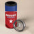 Personalized Puerto Rico Basketball 4 in 1 Can Cooler Tumbler Magnificos Go Champion