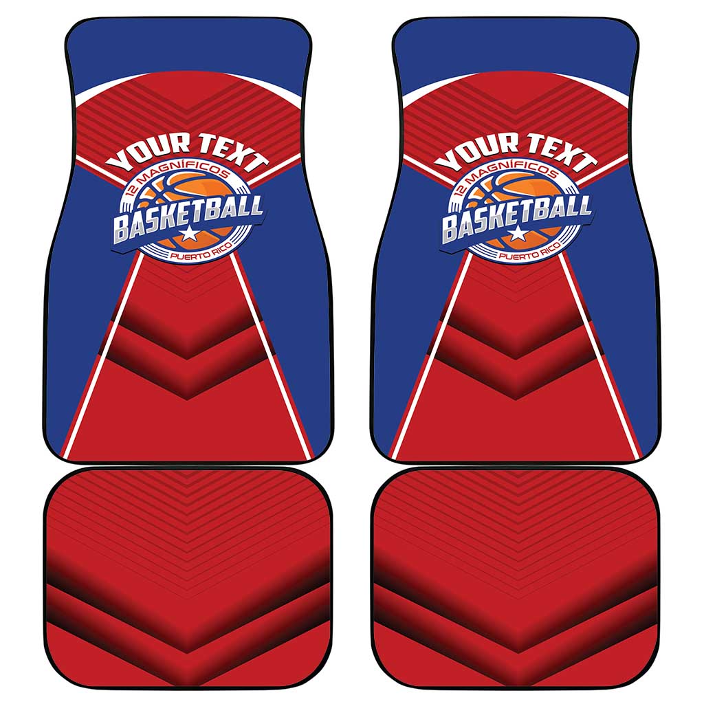 Puerto Rico Basketball Car Mats Magnificos Go Champion