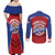 Personalized Puerto Rico Basketball Couples Matching Off Shoulder Maxi Dress and Long Sleeve Button Shirt Magnificos Go Champion
