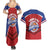 Personalized Puerto Rico Basketball Couples Matching Summer Maxi Dress and Hawaiian Shirt Magnificos Go Champion