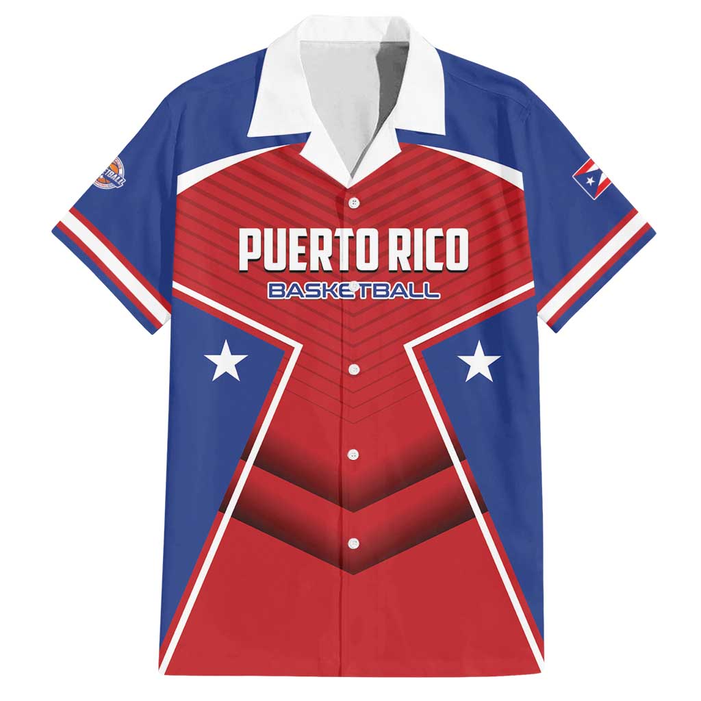 Personalized Puerto Rico Basketball Family Matching Off Shoulder Short Dress and Hawaiian Shirt Magnificos Go Champion