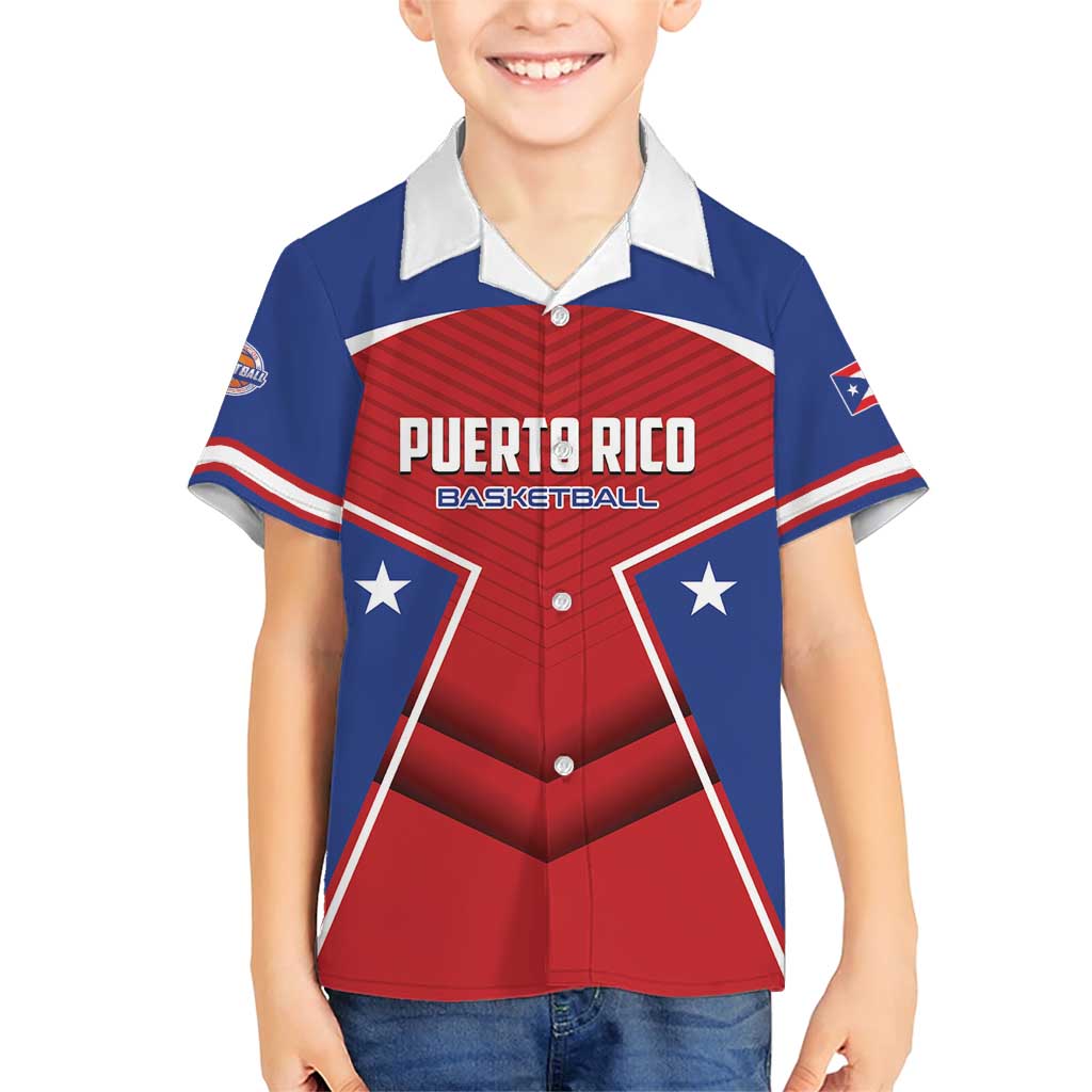 Personalized Puerto Rico Basketball Family Matching Short Sleeve Bodycon Dress and Hawaiian Shirt Magnificos Go Champion