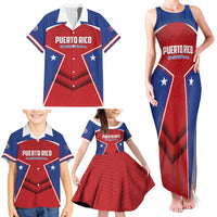 Personalized Puerto Rico Basketball Family Matching Tank Maxi Dress and Hawaiian Shirt Magnificos Go Champion