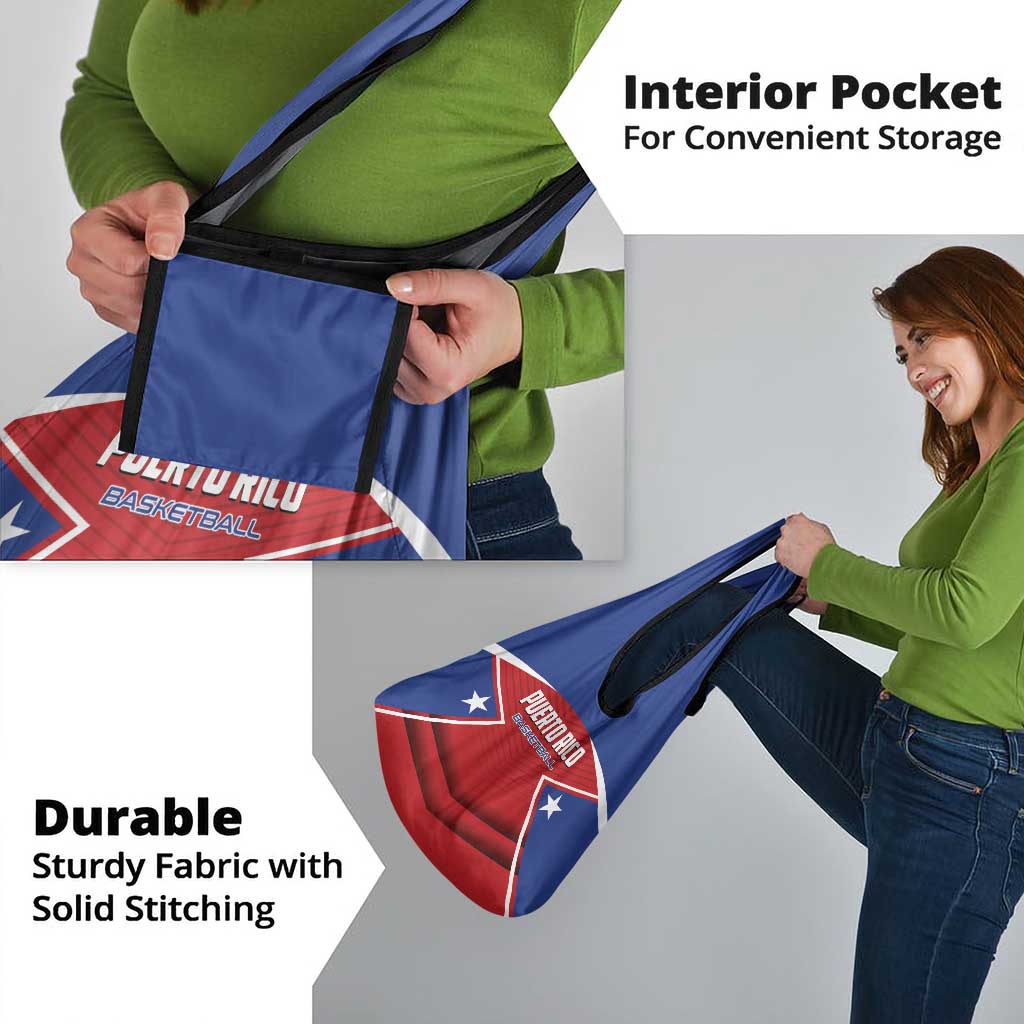 Puerto Rico Basketball Grocery Bag Magnificos Go Champion