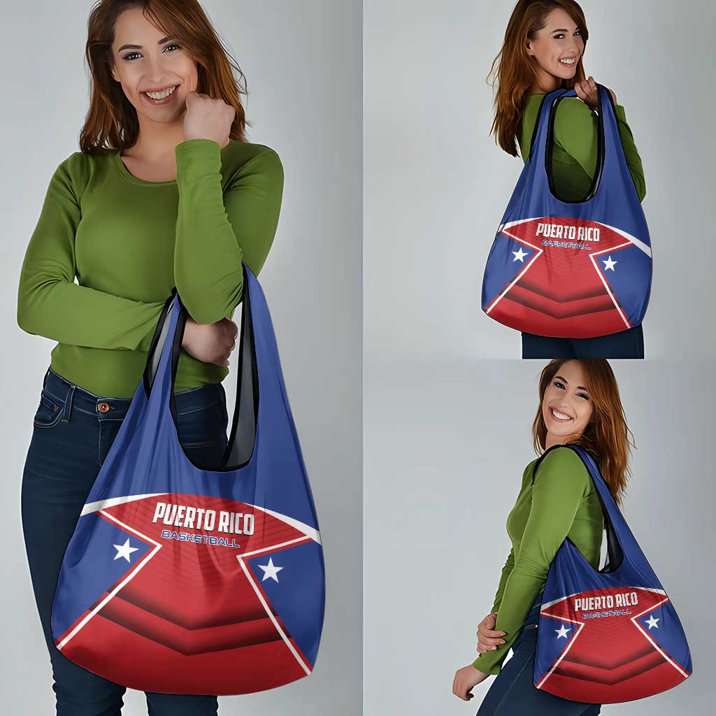 Puerto Rico Basketball Grocery Bag Magnificos Go Champion