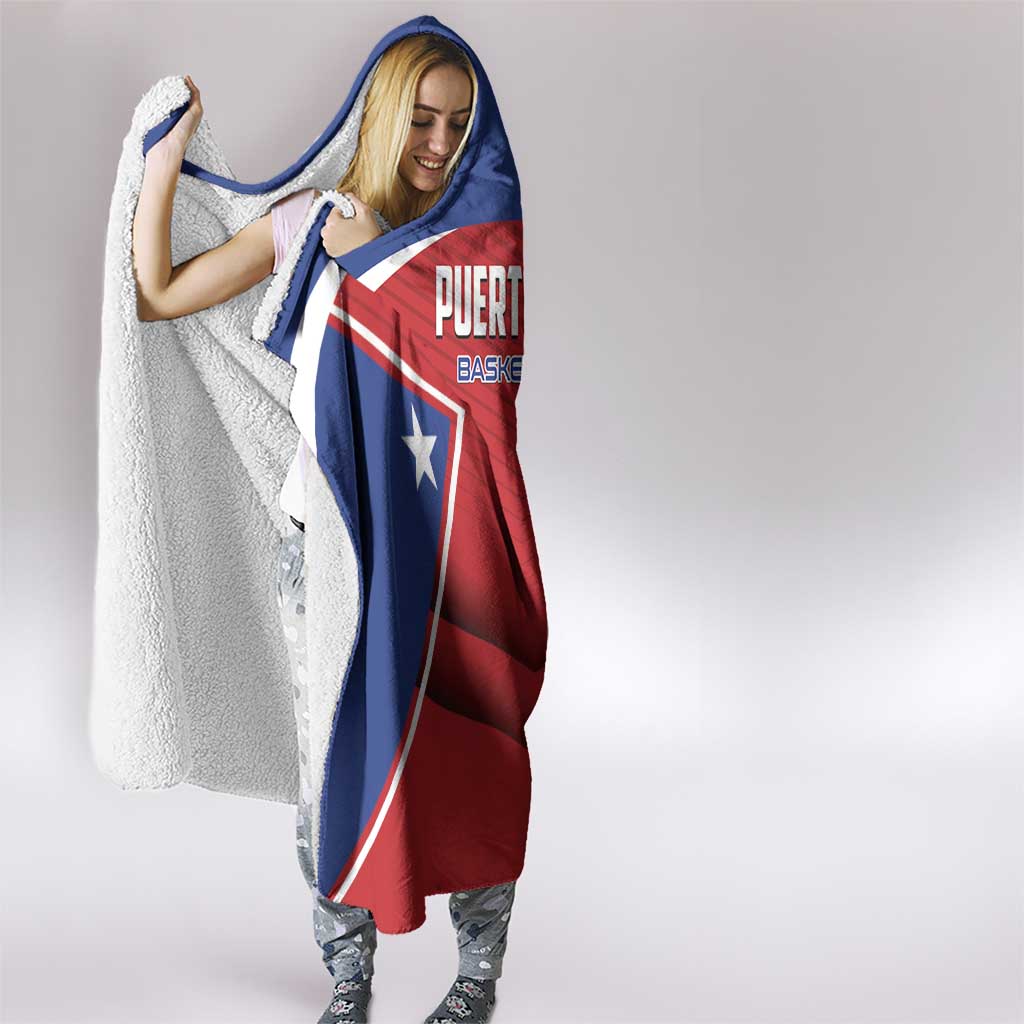 Puerto Rico Basketball Hooded Blanket Magnificos Go Champion