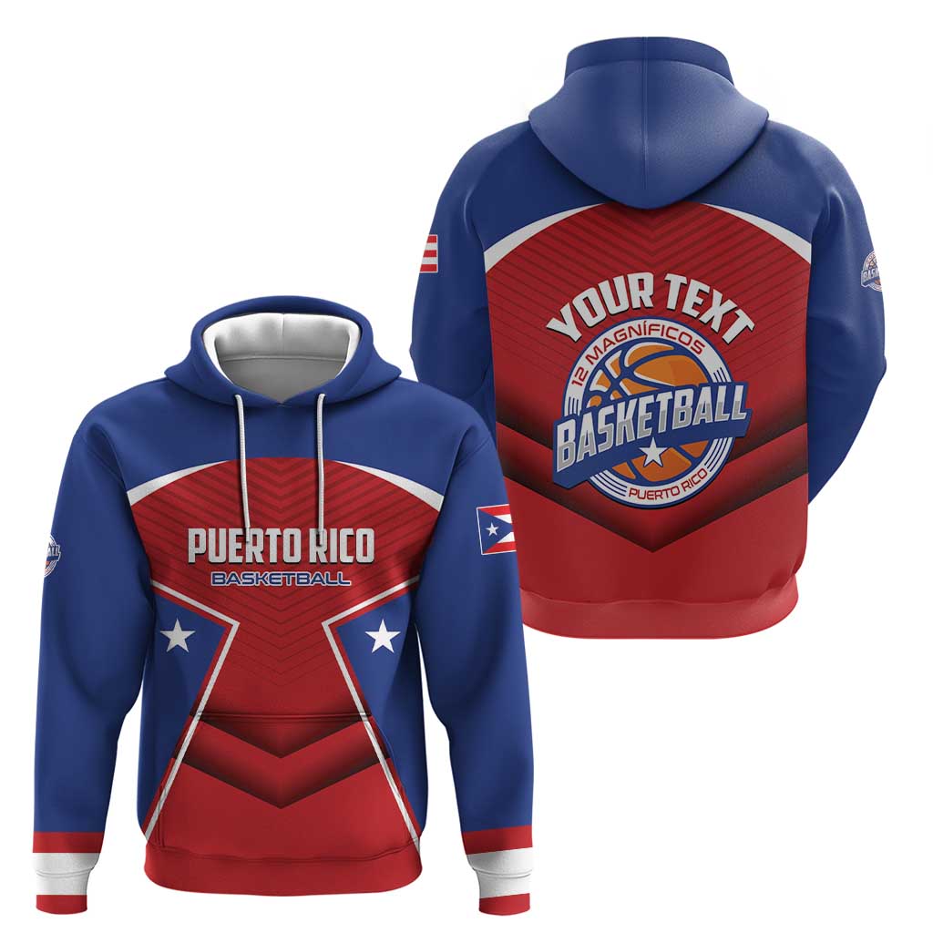 Personalized Puerto Rico Basketball Hoodie Magnificos Go Champion