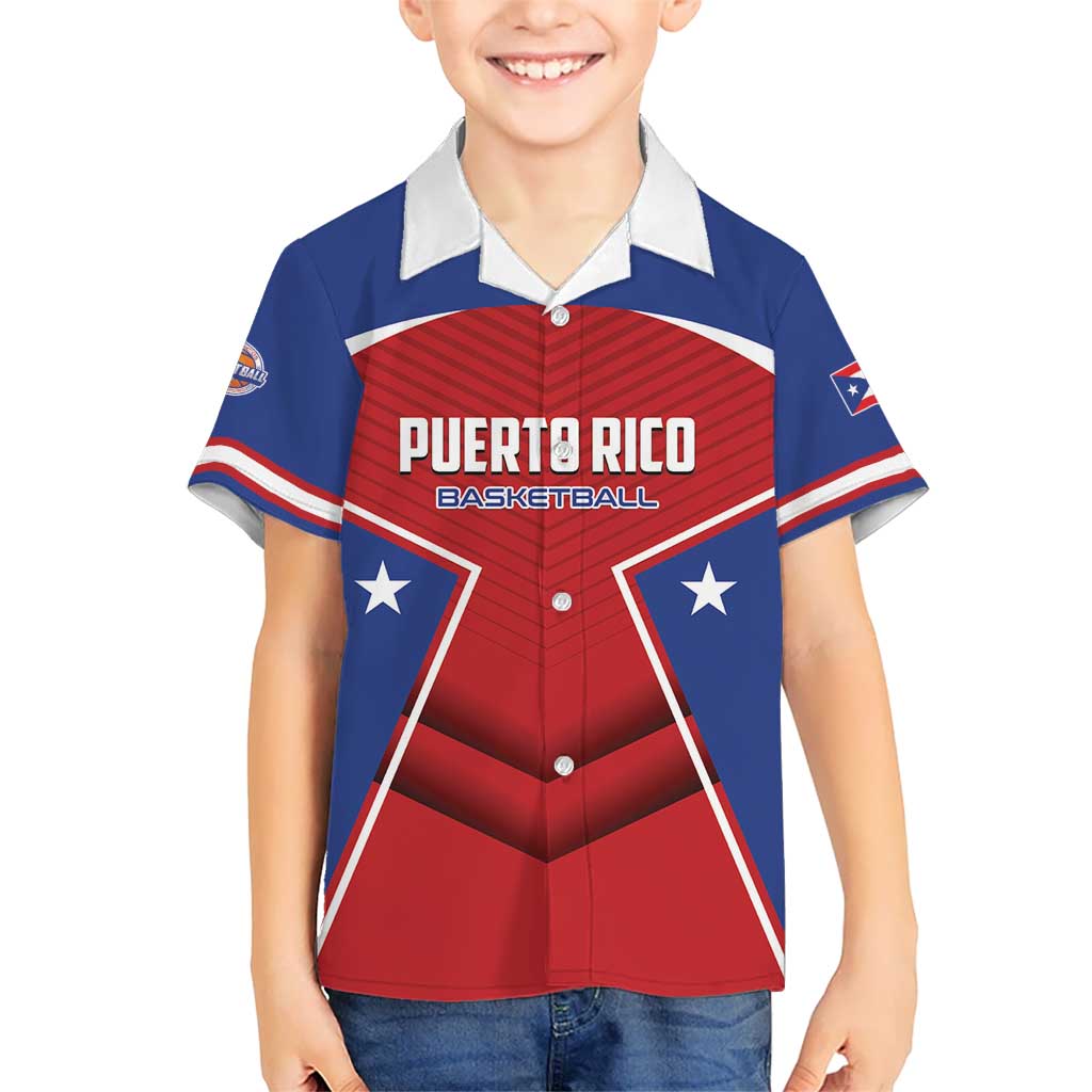 Personalized Puerto Rico Basketball Kid Hawaiian Shirt Magnificos Go Champion