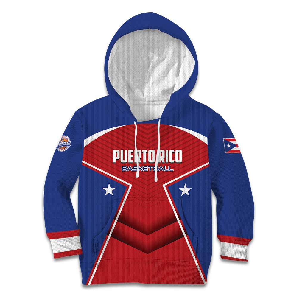 Personalized Puerto Rico Basketball Kid Hoodie Magnificos Go Champion