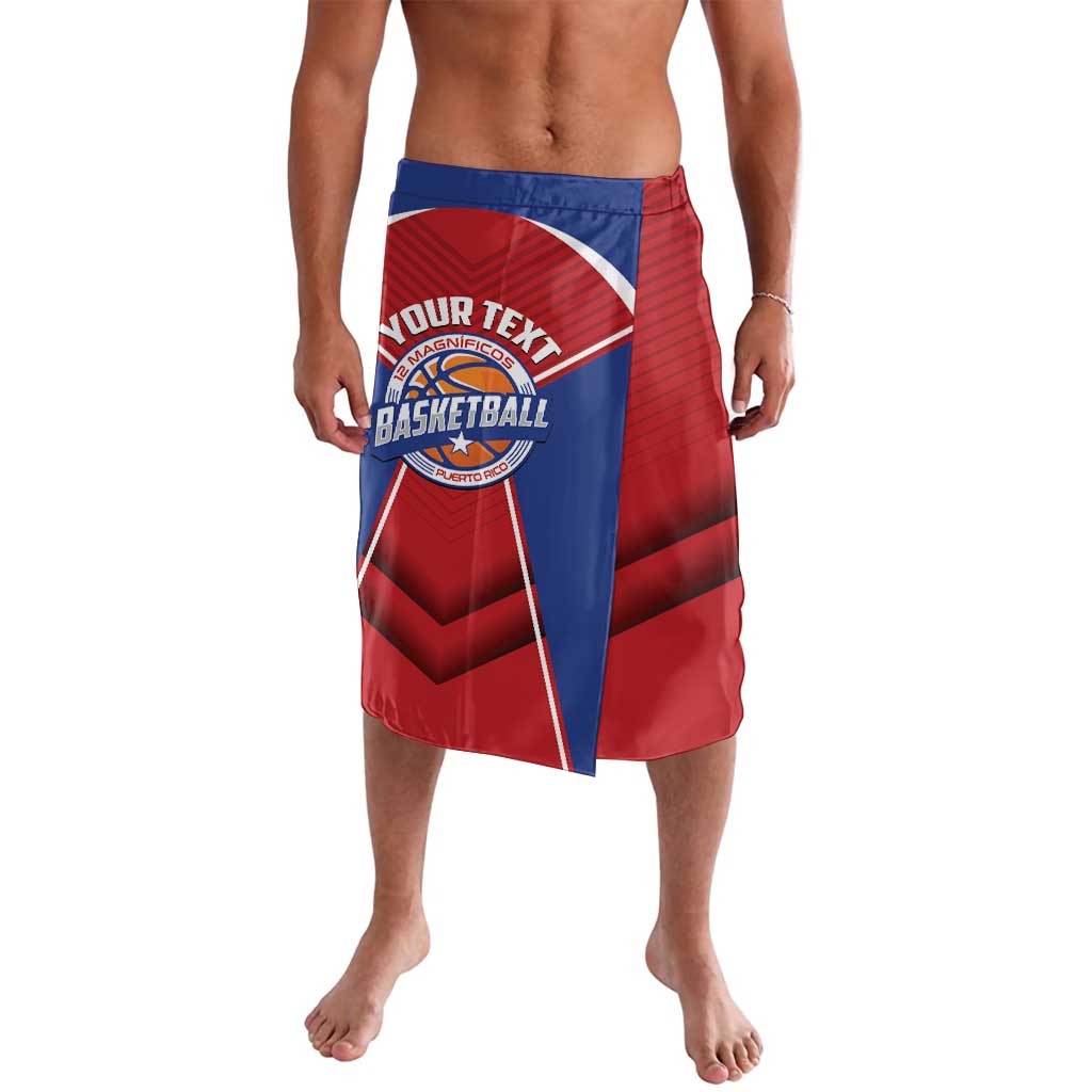 Personalized Puerto Rico Basketball Lavalava Magnificos Go Champion