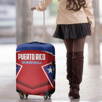 Puerto Rico Basketball Luggage Cover Magnificos Go Champion