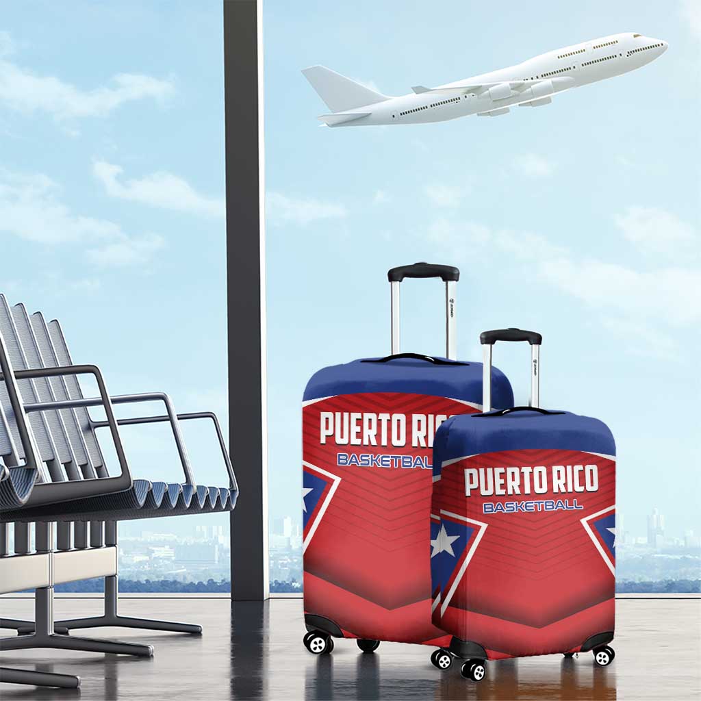 Puerto Rico Basketball Luggage Cover Magnificos Go Champion