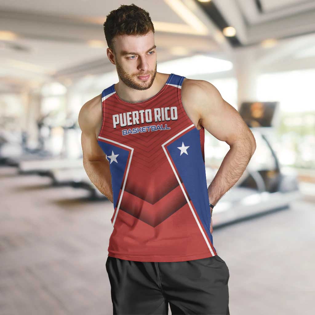Personalized Puerto Rico Basketball Men Tank Top Magnificos Go Champion