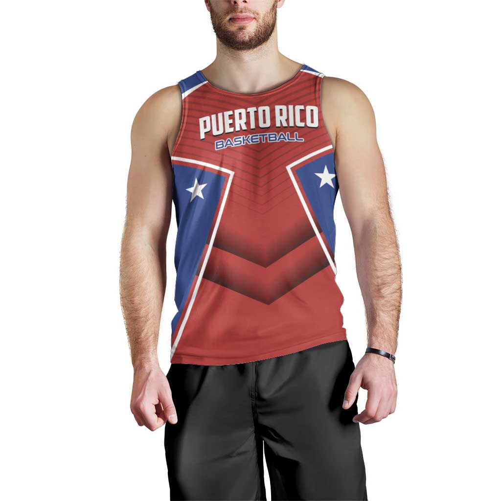 Personalized Puerto Rico Basketball Men Tank Top Magnificos Go Champion