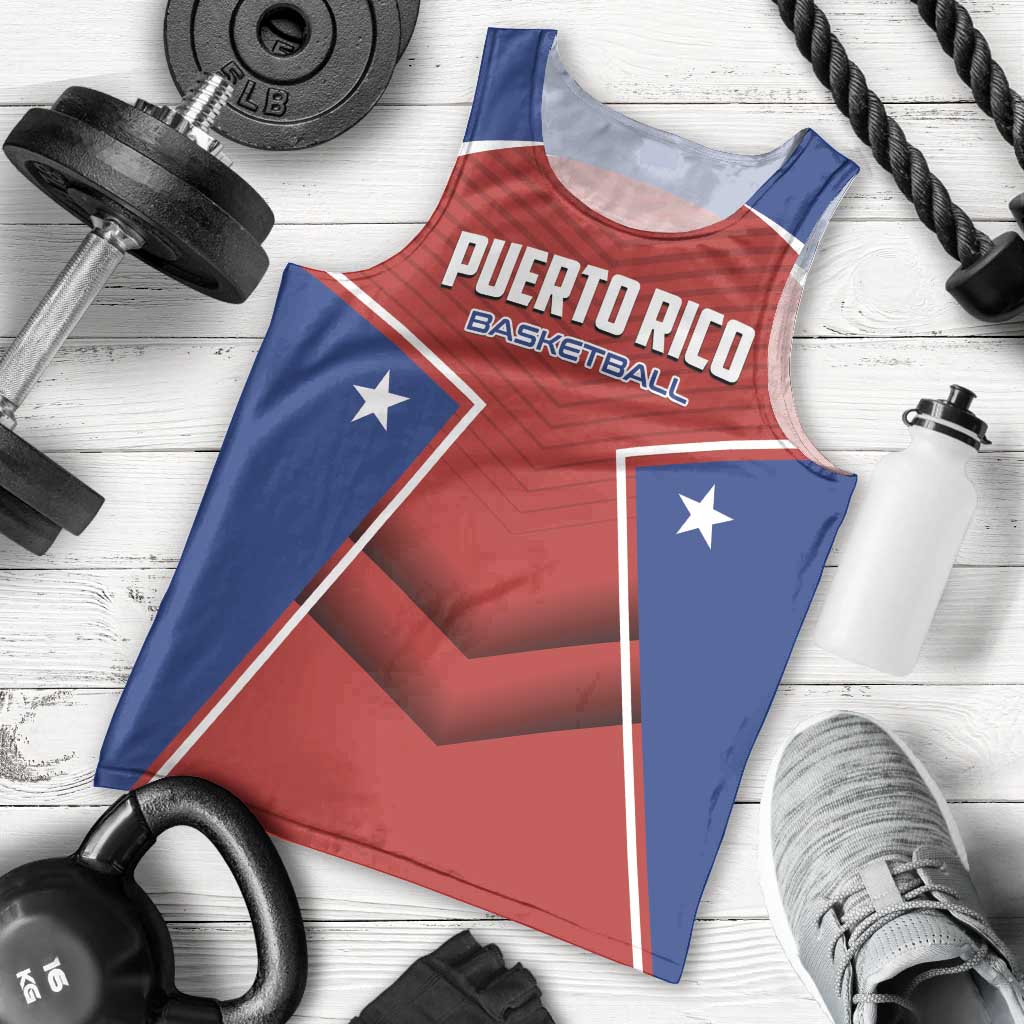 Personalized Puerto Rico Basketball Men Tank Top Magnificos Go Champion