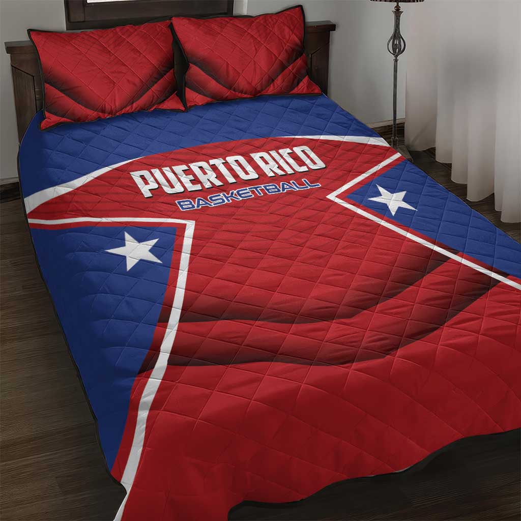 Puerto Rico Basketball Quilt Bed Set Magnificos Go Champion