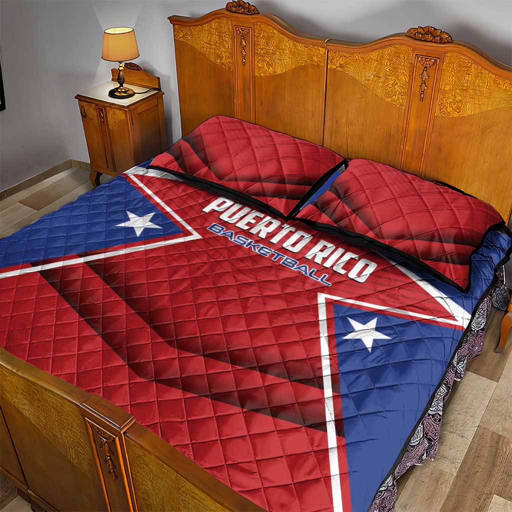 Puerto Rico Basketball Quilt Bed Set Magnificos Go Champion