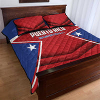 Puerto Rico Basketball Quilt Bed Set Magnificos Go Champion