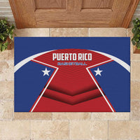 Puerto Rico Basketball Rubber Doormat Magnificos Go Champion