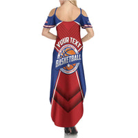 Personalized Puerto Rico Basketball Summer Maxi Dress Magnificos Go Champion