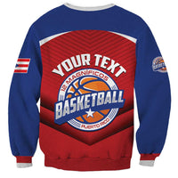 Personalized Puerto Rico Basketball Sweatshirt Magnificos Go Champion