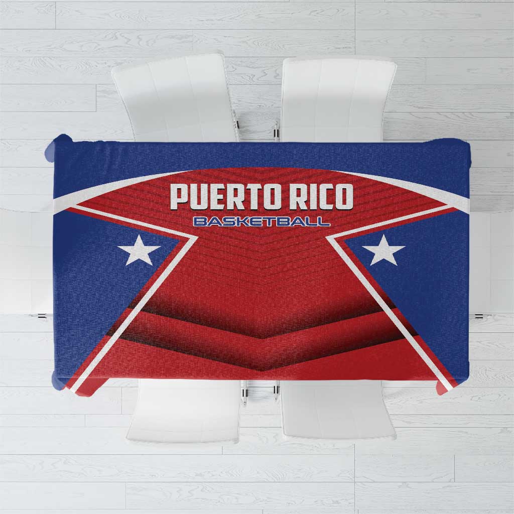 Puerto Rico Basketball Tablecloth Magnificos Go Champion
