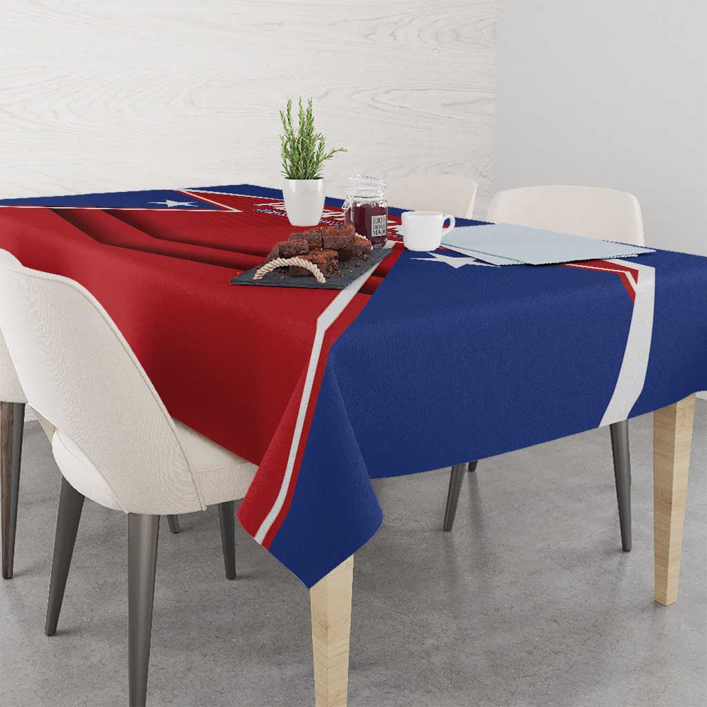 Puerto Rico Basketball Tablecloth Magnificos Go Champion